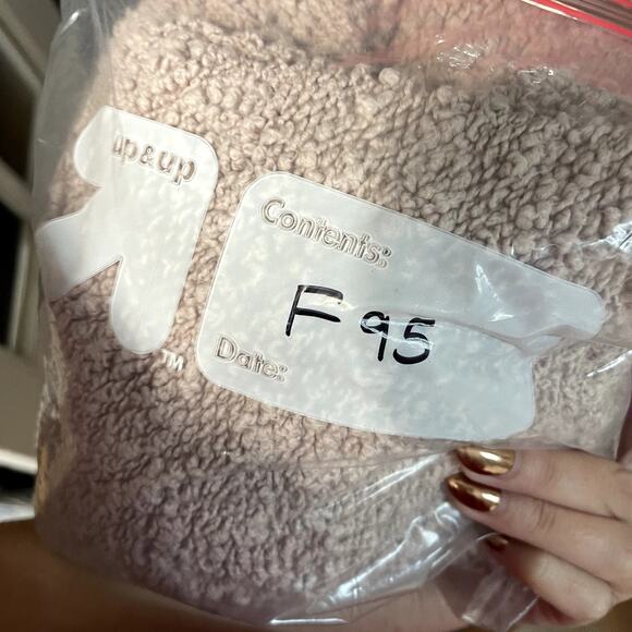 Free People Women's Brookside Tunic Sweater Pink Knit - Size XS - Picture 7 of 7